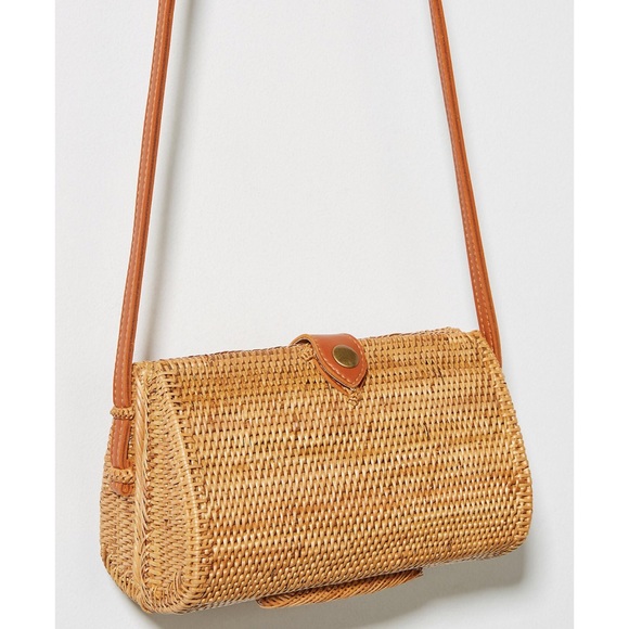 Anthropologie Handbags - Anthropologie Bali Petite Crossbody Woven Bag